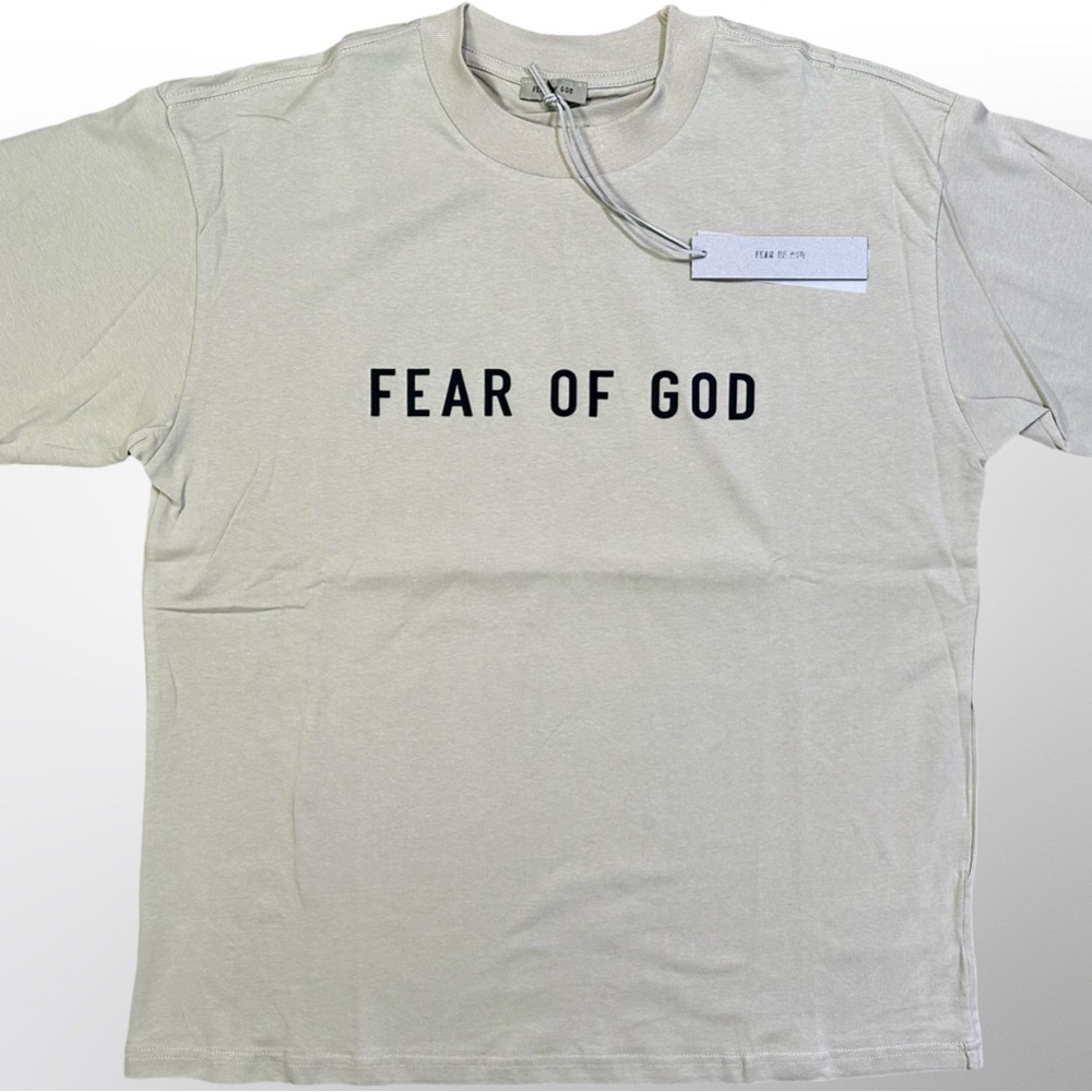 Fear of God Logo Tee ‘Tan’